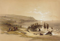 Caiphas looking towards Mount Carmel 24th April 1839 von David Roberts