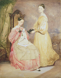 Portrait of Florence Nightingale and her sister by William White