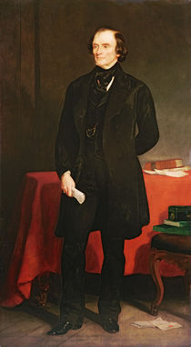 Portrait of John Russell 1st Earl Russell von Francis Grant