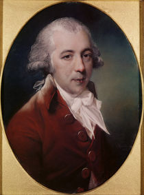 Portrait of Richard Brinsley Sheridan 1788 von John Russell