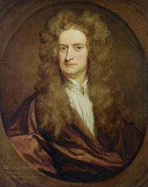 Portrait of Isaac Newton 1702 by Godfrey Kneller