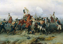 The Exploit of the Mounted Regiment in the Battle of Austerlitz by Bogdan Willewalde