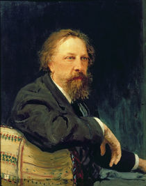 Portrait of the Author Count Alexey K. Tolstoy by Ilya Efimovich Repin