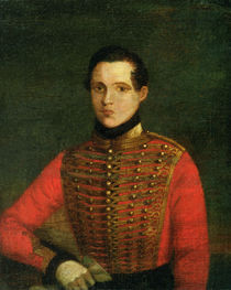 Portrait of the Poet Michail Lermontov von A. Chelyshev