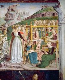 The Triumph of Minerva: March von Francesco del Cossa