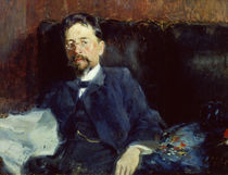 Portrait of Anton Chekhov 1902 von Peter Alexandrovich Nilus