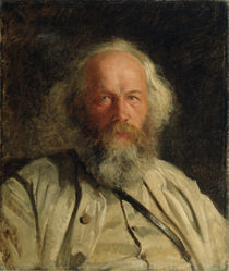 Portrait of Mikhail Alexandrovich Bakunin 1871 by Nikolai Nikolajevitch Gay