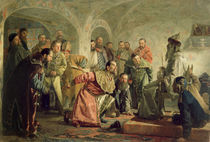 The Oprichnina at the Court of Ivan IV von Nikolai Vasilievich Nevrev