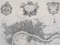 A New Plan of the City of London by John Stow
