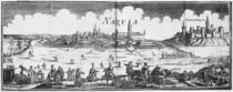 The Russian army besieging Narva in 1700 by French School