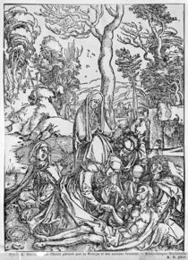 Christ mourned by the Virgin and the female Saints by Albrecht Dürer