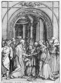 The marriage of the Virgin by Albrecht Dürer