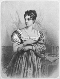 Mademoiselle George, engraved by J. Champagne von French School