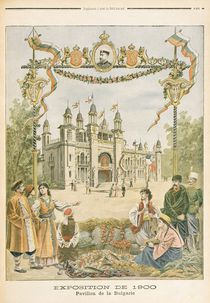 The Bulgarian Pavilion at the Universal Exhibition of 1900 by French School