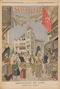 The Turkish Pavilion at the Universal Exhibition of 1900 by French School