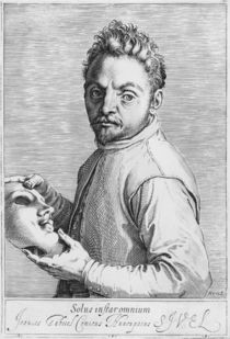 The Actor Jean Gabriel Swel by Agostino Carracci