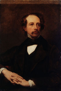 Portrait of Charles Dickens 1855 von Ary Scheffer