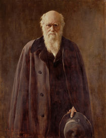 Portrait of Charles Darwin 1883 by John Collier