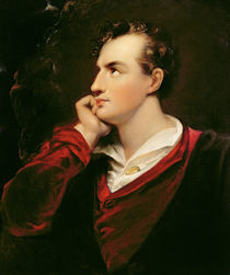 Portrait of George Gordon Byron 6th Baron Byron by Richard Westall