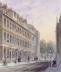 View of Fludyer Street, looking towards St. James's Park by Thomas Hosmer Shepherd