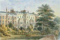 East front of Sir Robert Peel's House in Privy Garden 1851 von Thomas Hosmer Shepherd