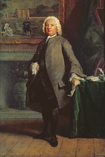 Portrait of Samuel Richardson 1750 von Joseph Highmore