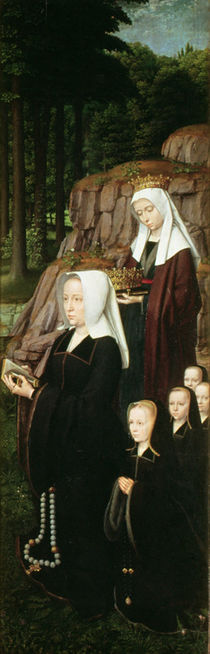 Right hand panel of the Jean de Trompes Triptych with Patrons von Gerard David