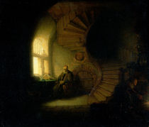 Philosopher in Meditation, 1632 by Rembrandt Harmenszoon van Rijn