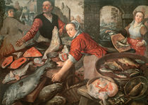 The Fish Market by Joachim Bueckelaer