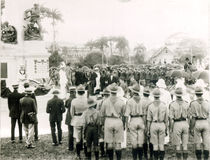 Unveiling of War Memorial, Port of Spain, Trinidad, c.1920 von English Photographer