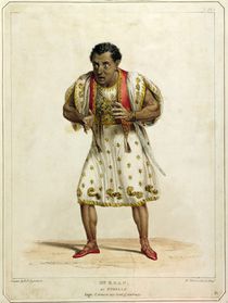 Portrait of Mr Edmund Kean as Othello by E.F. Lambert
