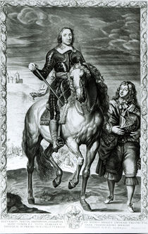 Equestrian Portrait of Oliver Cromwell by English School