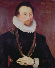 Portrait of Sir John Hawkins 1581 by English School