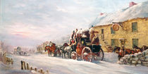 Stage Coach Outside a Tavern by J.C. Maggs