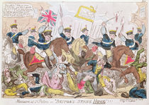 Massacre at St. Peter's, or 'Britons Strike Home'!!! by George Cruikshank