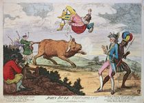 John Bull Triumphant, published by William Humphrey by James Gillray