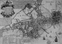 Plan of Boston, New England von American School