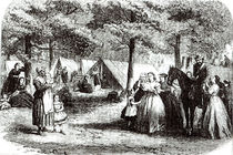 Southern refugees encamping in the woods near Vicksburg by American School