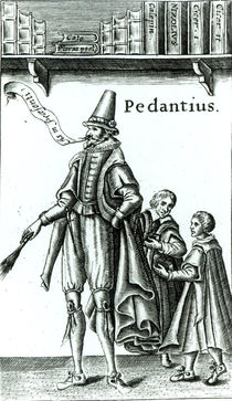 Frontispiece of 'Pedantius' von English School