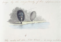 Fisherman, from the 'Journal of a tour down the Wye' von A. Cooper
