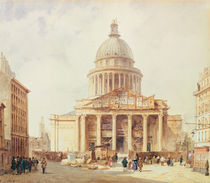 The Pantheon in 1835 von Francois Etienne Villeret