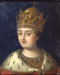 Portrait of the Regent Sophia von Alexei Petrovich Antropov