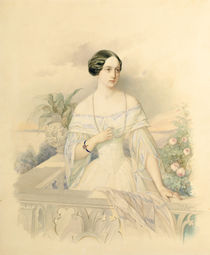 Portrait of Grand Duchess Olga Nikolaevna by Vladimir Ivanovich Hau
