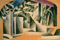 Stage design for William Shakespeare's play 'Romeo and Juliet' by Lyubov Sergeevna Popova