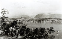 Geneva from Coligny, engraved by Robert Wallis von William Henry Bartlett