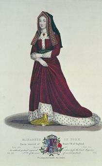 Portrait of Elizabeth of York von English School