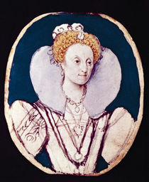 Portrait of Elizabeth I von Isaac Oliver
