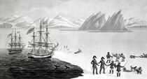 First communication with the natives of Prince Regents Bay by English School