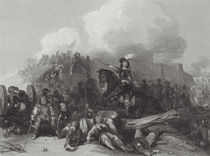 Storming of Bristol, engraved by J.C. Varrall 1844 by George Cattermole