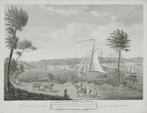 A View of the Town and Harbour of Montego Bay by English School